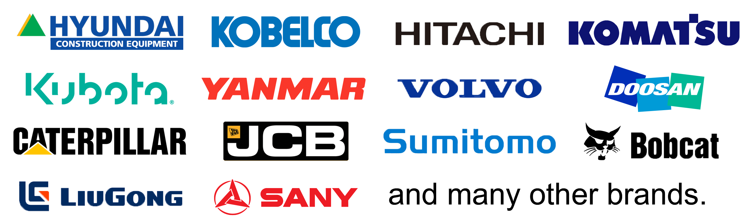 Used Excavator Brands